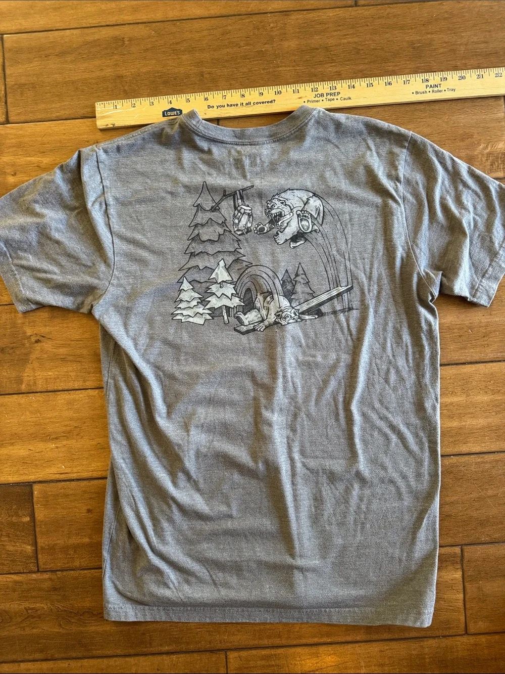 The North Face Men's Gray Logo Crew Tee